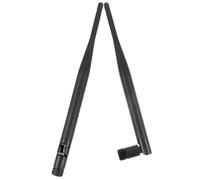 Lurrose Antenne WiFi 2,4 Ghz et 5,8 Ghz Double Bande 5dbi Gain Élevé Omnidirectionnelle en Plastique et Métal pour Ordinateur de Bureau 2 Pièces
