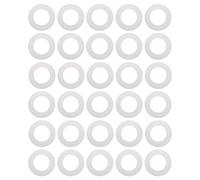 Lurrose Anti-déversement pour Éviter Coulures de Cire Lot de 3 Paquet de 30 Pièces Design Dentelé pour Machine à Cire Blanc en Papier