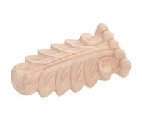 Lurrose Applique en Bois Sculpté Style Européen, Moulure Décorative pour Meubles, Console Vintage Non Vernie, Décoration Murale Rustique, Accessoire Décoratif pour Intérieur, Support