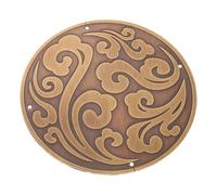 Lurrose Applique Laiton Sculpté Décorative pour Meubles Décalque Vintage pour Portes De Cabinet Et Dresser Applique Antique Bronze pour Décoration Intérieure