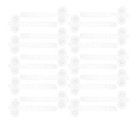 Lurrose Attaches à Ventouse pour Fixation Sécurisée 50 Pièces en Plastique Blanc Lot de Tubes de Filtre et Tuyaux D'aquarium, Compatibles avec Divers Aquariums et Bassins