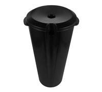 Lurrose Bac à shampoing portable 15 L avec couvercle en plastique - adapté pour stations de coiffure mobiles et soins de cheveux pour adultes