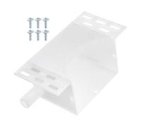 Lurrose Bac de Récupération D'eau en Plastique Blanc pour Climatiseur Extérieur Structure Unique Anti-fuite, Résistant aux Intempéries, Accessoire pour Climatiseur sans Tuyaux