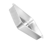Lurrose Bac Inox Alimentaire Rectangulaire Acier Inoxydable Plateau de Service Profond pour Buffet et Restauration Plateau Facile à Nettoyer et Résistant pour Self-service et Stockage