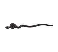 Lurrose Baguette à Cheveux Vintage en Bois Ébène Serpent, Épingle Rétro Confortable pour Femmes, Accessoire Élégant pour Coiffures Cheongsam et Hanfu