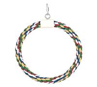 Lurrose Balançoire Corde de Coton pour Perroquet Suspendu Promoteur Exercice et Divertissement Adapté Aux Perruches Calopsites et Petits Oiseaux Diamètre