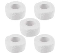 Lurrose Bandages Élastiques Auto-adhésifs Confortables Peau sans Couper la Circulation 5pcs en Coton Blanc Adaptés aux Sportifs et Usage à Domicile et Usage à Domicile
