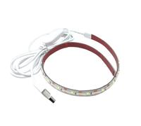 Lurrose Bande Lumineuse LED USB 2 Mètres 5v Lumière Froide 6000-6500k pour Machine à Coudre Ruban Adhésif Portable Éclairage Couture et Accessoires de Machine