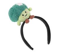 Lurrose Bandeau Cheveux Doux en Tissu Forme Brocoli Vert, Confortable et Doux pour Cheveux et Cuir Chevelu, pour Lavage du Visage et Live Streaming