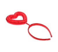 Lurrose Bandeau de Cœur Rouge pour Femmes - Accessoire Cheveux Saint-Valentin et Fête - Serrage-Tête Plastique Léger et Confortable Décoration Mariage et Anniversaire Ornement Coiffure