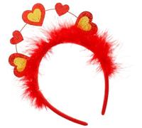 Lurrose Bandeau De Fête Délicat Accessoire De Cheveux Bandeau De Saint-Valentin Coiffe Romantique Pour Filles Et Femmes Décoration De Cheveux Pour Fêtes Serre-Têtes Pour La