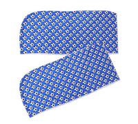 Lurrose Bandeau de Tête Refroidissant U en Polyester Bleu, Séchage Rapide et Effet Rafraîchissant Instantané, Design Ergonomique Large pour Sports de Plein Air et Randonnée, Lot de 2