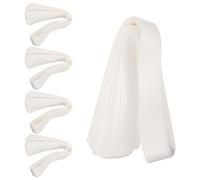 Lurrose Bandes Monétaires pour Espèces 200 Pièces Papier Coton 36 CM Longues pour Supermarchés et Banques Utilisation Professionnelle