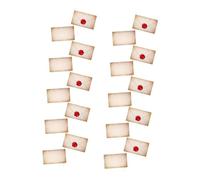 Lurrose Bannière Décorative Halloween à 10 Enveloppes Blanches DIY Papier Robuste Thème Sorcier Magique Guirlande Suspendue pour Fête D’Anniversaire Garçon et Filles Décoration