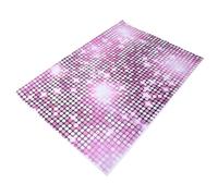 Lurrose Bannières De Noël Intérieures Panneau Joyeux Noël Décoration Murale Maille Irisée Rouge Nappe De Fête Fournitures pour