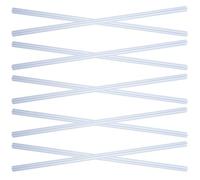 Lurrose Barres de Reliure Portable en Plastique Transparent Lot de 10 pour Classeurs à Feuilles Mobiles Étudiants et Enseignants à ou Vie Quotidienne