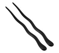 Lurrose Bâtonnets à Cheveux en Bois 2 Bâtonnets à Cheveux Chinois - Baguettes en Bois - Épingles à Décoratives pour Femmes