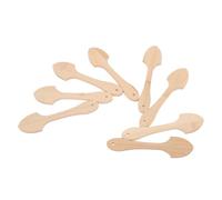 Lurrose Bâtonnets Bois pour Poignées d'Éventails Chinois 8 Pièces Naturelles pour Bricolage Créatif Été Fêtes