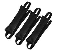 Lurrose Bigoudis sans Chaleur 3 Pièces, Bande à Friser Épaissie pour Boucles sans Effort, Noir, Adaptés Cheveux Longs, sans Dommage, Coiffage Nuit Naturel