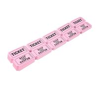 Lurrose Billets de Tombola 100 Faciles à Utiliser en Papier Rose Distribution pour Tirages Sort Lors de Loteries D'église ou Pressing