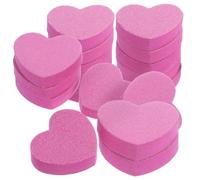 Lurrose Bloc Lime à Ongles Double Face en Éponge Lavable 100 Pcs, Bloc Polissoir Compact 4x3,5x1 Cm pour Manucure et Pédicure, Soin des Ongles Naturels et Artificiels, Usage Domestique