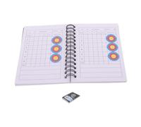 Lurrose Bloc-Notes de Poche pour Archers, Accessoires de Sport en Papier Léger, Amélioration Ciblée des Scores, pour Entraînements et Tournois D'archerie