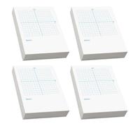 Lurrose Bloc-notes Graphique Xy pour Exercices de Maths, Papier Blanc | Quadrillage Double Face, Espace Ample pour Calculs et Notes, en t Entraînement