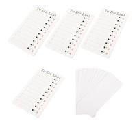 Lurrose Bloc-notes Multifonction 14 Pièces 4 To Do List Amovibles, 10 Feuilles Blanches Remplaçables, Agenda Quotidien et Tableau des Tâches Ménagères pour Planification et Organisation