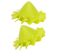 Lurrose Blower Fan Blade Replacement, Leaf Blower Replacement Impeller, 2pcs Plastic Light Green, Compatible with Ryobi P2108 & P21081 18V, Reducing Motor Noise, Replaces 529437004
