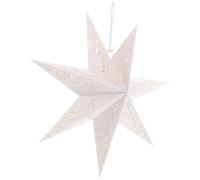 Lurrose Boho Paper Lantern Star Shade Seven-pointed Origami Light Diffuser For Holiday Wedding And Year Window Decor