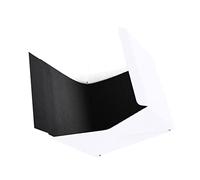 Lurrose Boîte à Lumière avec LED pour Studio Photo Tente Photo Portable Fond Noir et Blanc pour Photographie Produits et Artistes
