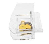 Lurrose Boîte à Musique en Verre Piano Transparent Modèle Miniature Élégant Mélodie Classique Enchantée Décoration Romantique pour Bureau et Présent D’Anniversaire