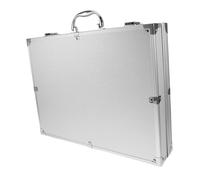 Lurrose Boîte À Outils avec Poignée en Métal Mallette À Outils Multifonction Valise De Transport D'Outils Mallette À Outils Pratique Valise De Voyage Mallette De Transport