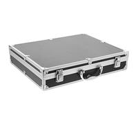 Lurrose boîte à Outils Lourd Flight Case verrouillable Noir Cas de Tout Usage en Aluminium Vouloir boîtier électronique Mallette à Outils en Aluminium Coton perlé Black