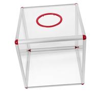 Lurrose Boîte à Tirage au Sort Transparente Moyenne pour Tirage Au Sort Boîte à Dons Acrylique sans Outil Urne Claire pour Cartes de Vote Conseils et Collecte de Fonds Lors de Fêtes et