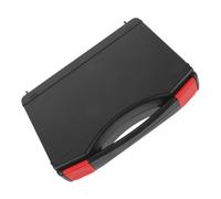 Lurrose Boîte boîte à Outils multifonctionnelle Lourd casier de Rangement Portable Stockage d'outils mallettes à Outils Boite en Plastique conteneur d'outils Black