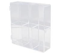 Lurrose Boîte Compartimentée Transparente pour Figurines Vitrine pour Organisation De Collections