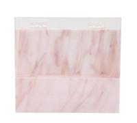 Lurrose Boîte de Présentation pour Pinces à Cils 8 Trous en Acrylique Marbré Rose Support de Rangement Élégant pour Extensions de Cils Organisateur Pratique pour Salon de Beauté et