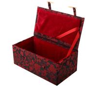 Lurrose Boîte de Rangement pour Claquettes Allegro, Coffret Brocart Élégant, Capacité Paire, Étui Solide pour Adultes et Garçon et Filles, Rangement Musical Pratique pour Mariage