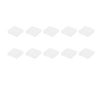 Lurrose Boîte de Rangement Transparente 10 Pièces pour de Facile à Stocker en Ps Clapet pour Faux Ongles et pour Salon de Manucure et Artistes de Nail Art Salon Manucure Artistes Art Nail