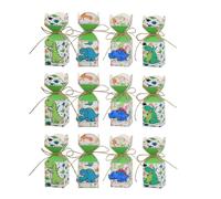 Lurrose Boîtes de Bonbons Dinosaures 12 Pièces en Carton Motif Dinosaure 3d, Petit Format Léger pour Shower et Anniversaire, Contenant Dragées pour Fête Garçon et Filles Noël