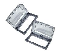 Lurrose Boîtier Prise Électrique Extérieur Résistant aux Intempéries, Couvercle Étanche Sortie Câble Multiple, Adapté pour Rénovation et Protection Murale