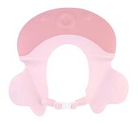 Lurrose Bonnet Bébé en Pe Ajustable Rose, Protège les Yeux Pendant le Shampoing, Peut Servir de Visière pour Bain et Soleil, pour Garçon et Filles