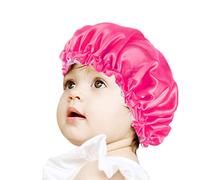 Lurrose Bonnet de Nuit Double Couche pour Dormir et Protéger les Cheveux en Satin Design Élastique et Ajustable, Confortable pour Garçon et Filles