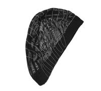 Lurrose Bonnet de Postiche Élastique en Maille Respirante, Facile à Porter Tissu Noir, pour Différentes Occasions et Usage Quotidien