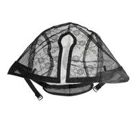 Lurrose Bonnet de Postiche en Filet Élastique Forme U, Noir, Maille Respirante en Spandex et Polyester, Bonnet à Cheveux pour Tissage Cousu, Accessoire Léger et Ventilé pour Soins
