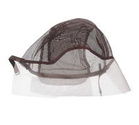 Lurrose Bonnet Élastique Confortable Marron Ajustable en Dentelle de Postiche Filet à Cheveux en Tissu pour Femmes pour Coiffure Plaquée en Arrière