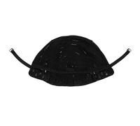 Lurrose Bonnet Extensible et Antidérapant pour Femmes de Postiche Tressé Crochet en Fibre Chimique Noire pour Coiffures Tresses Africaines