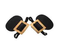 Lurrose Boucles de Chaussures Décoratives en Cuir Élégantes pour Costume D'avocat, Accessoire Confortable et Unique pour Cosplay et Fêtes, 1 Paire
