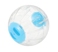 Lurrose Boule Exercice Hamster Transparente pour Petits Animaux Sportif Amusant pour Hamsters Gerbilles Rats et Petits Mammifères Accessoire de Jeu et Exercice Bleu